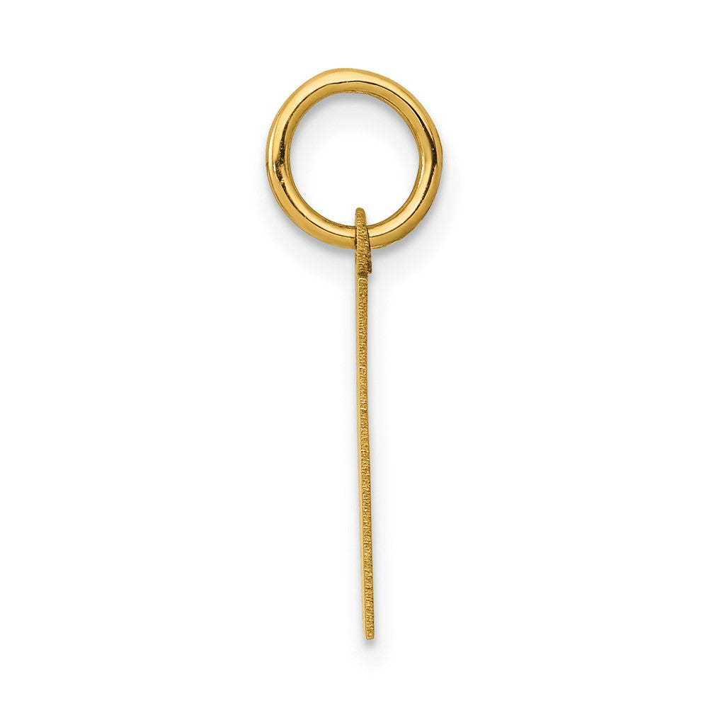 14k Yellow Gold 14k Small Polished Number 1 Charm