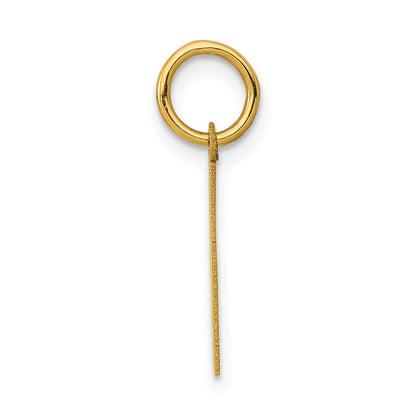 14k Yellow Gold 14k Small Polished Number 1 Charm