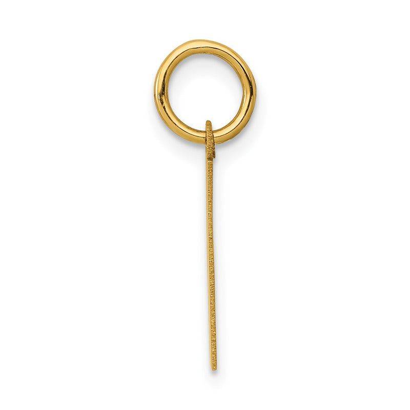 14k Yellow Gold 14k Small Polished Number 1 Charm