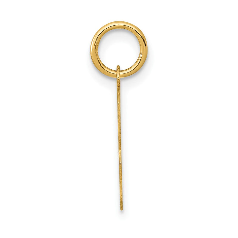 14k Yellow Gold 14k Small Polished Number 3 Charm