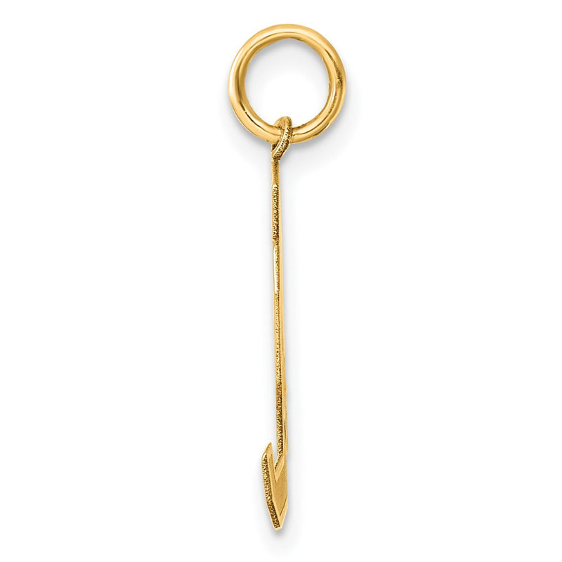 14k Yellow Gold 14k Medium Satin Number 94 Charm