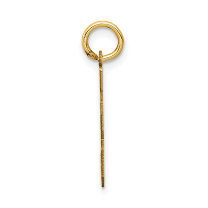 14k Yellow Gold 14k Small Satin Number 33 Charm