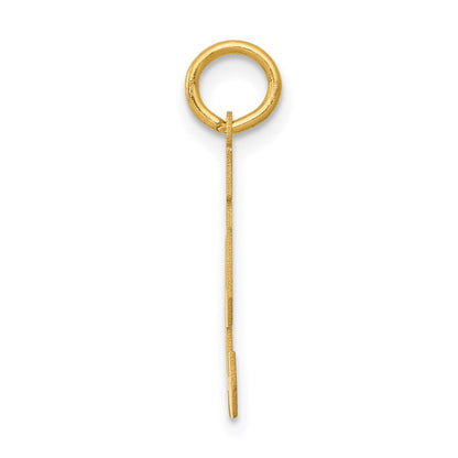 14k Yellow Gold 14k Small Satin Number 91 Charm