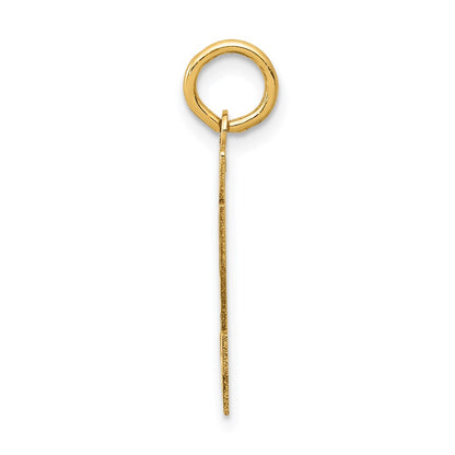 14K Yellow Gold Small Satin Number 94 Charm