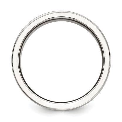 Stainless Steel Toronto Maple Leafs Logo Band Ring