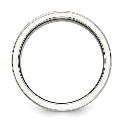 Stainless Steel Univ Of Tennessee Logo Band Ring