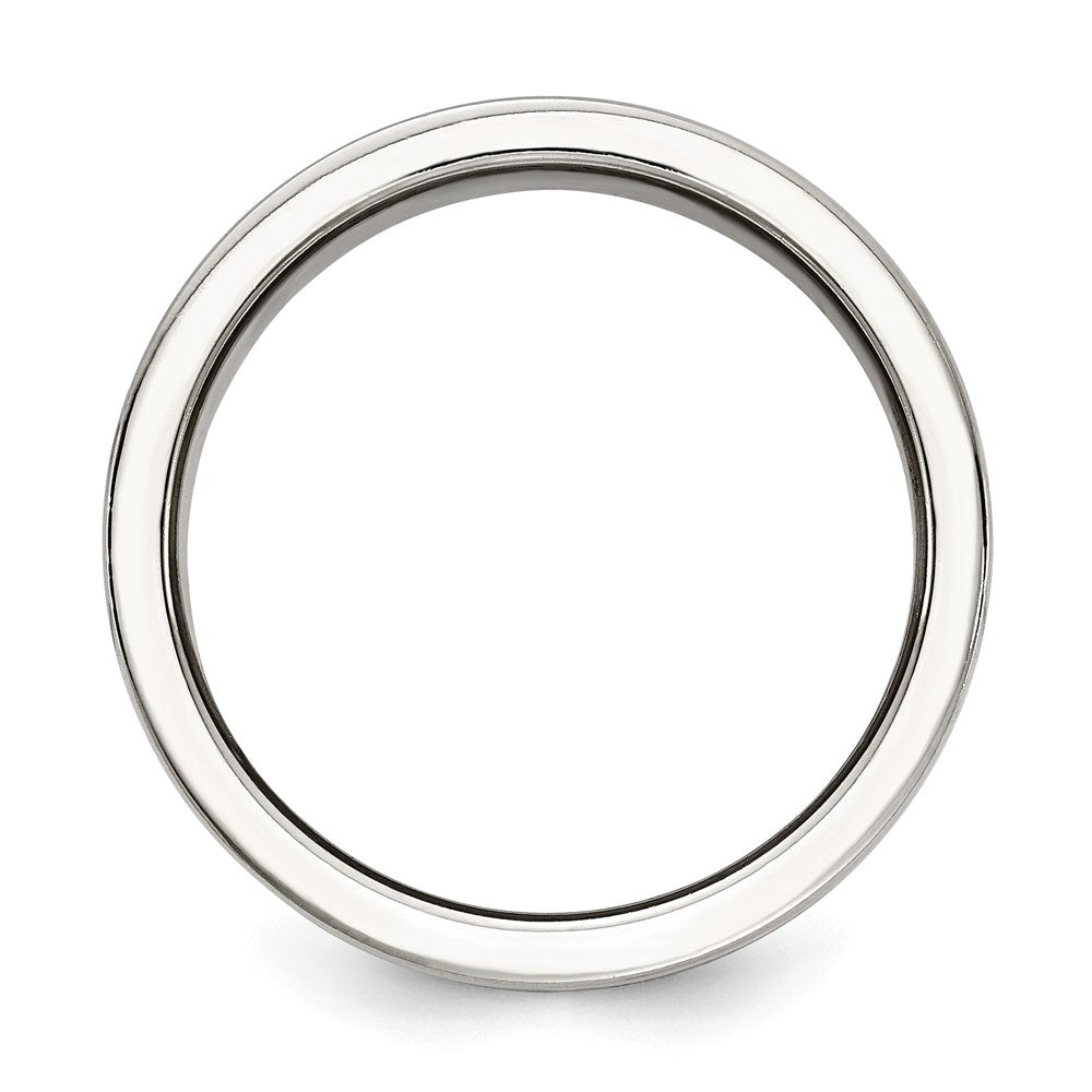 Stainless Steel Univ Of Kentucky Logo Band Ring Size 6 (Size 6 Only)