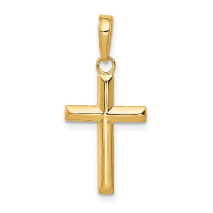 14K Yellow Gold Small Cross Pendant