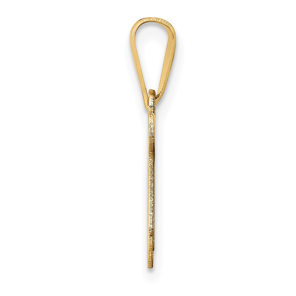 14K Yellow Gold Chai Pendant