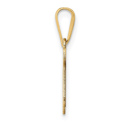 14K Yellow Gold Chai Pendant