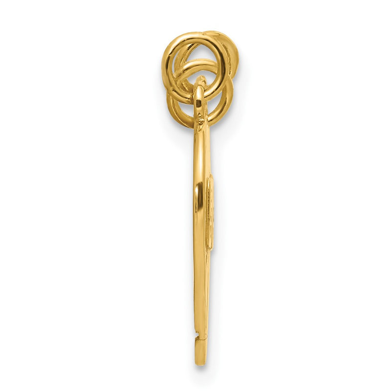 14K Yellow Gold 3-Piece Break-Apart Big Sis-Sis-Lil Sis Charm