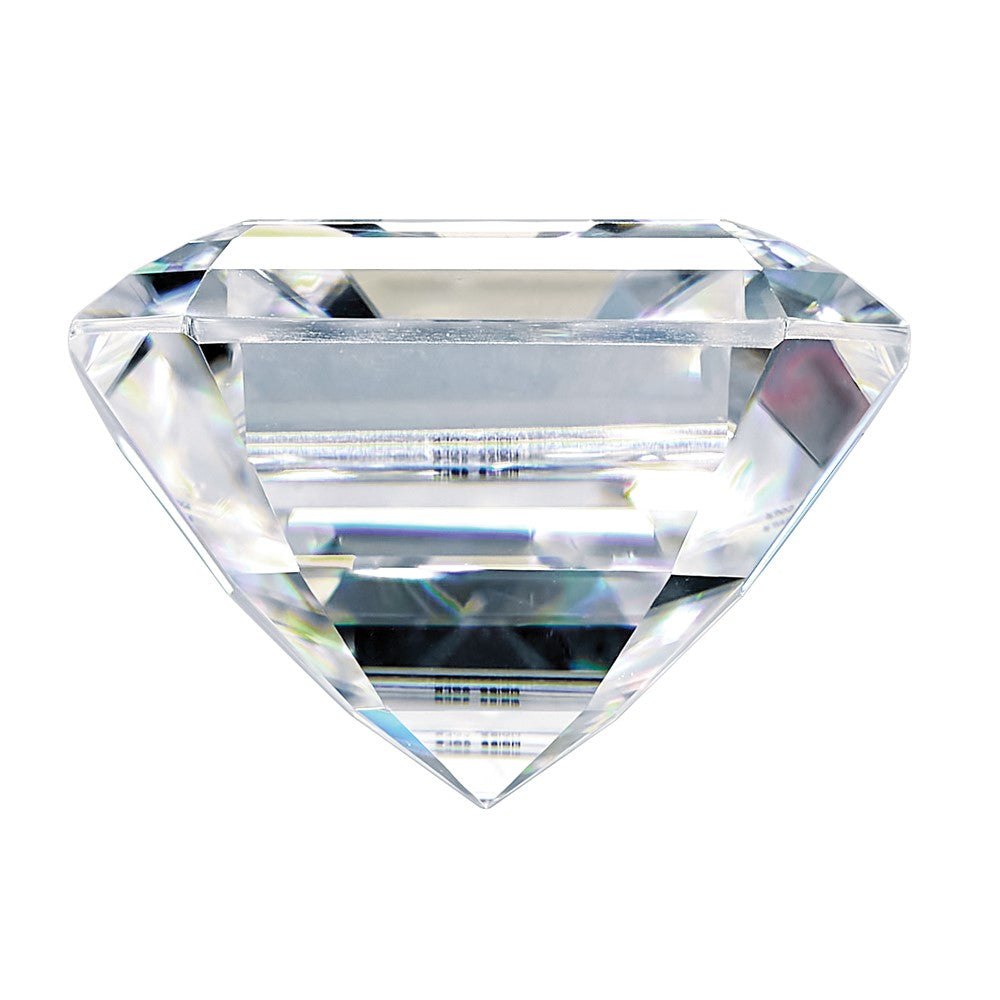Gemstone Moissanite Pure Light D-E-F Color 10mm Asscher Cut