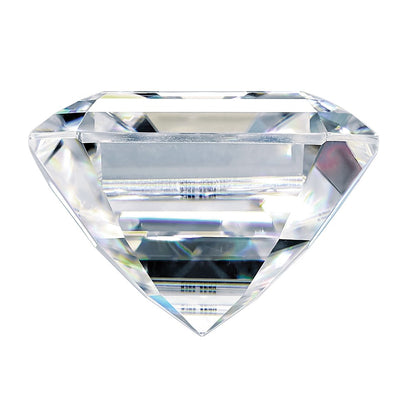 Gemstone Moissanite Pure Light D-E-F Color 10mm Asscher Cut