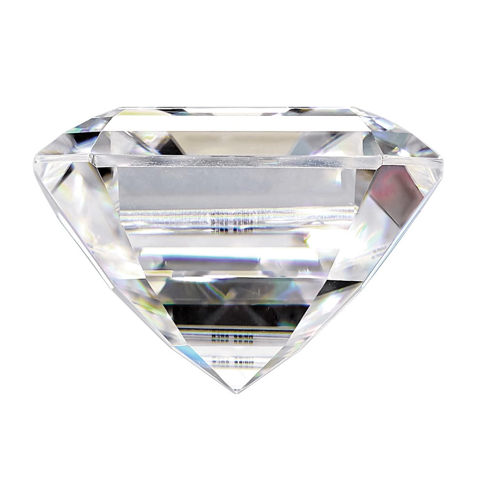 Gemstone Moissanite True Light G-H-I Color 9mm Asscher Cut