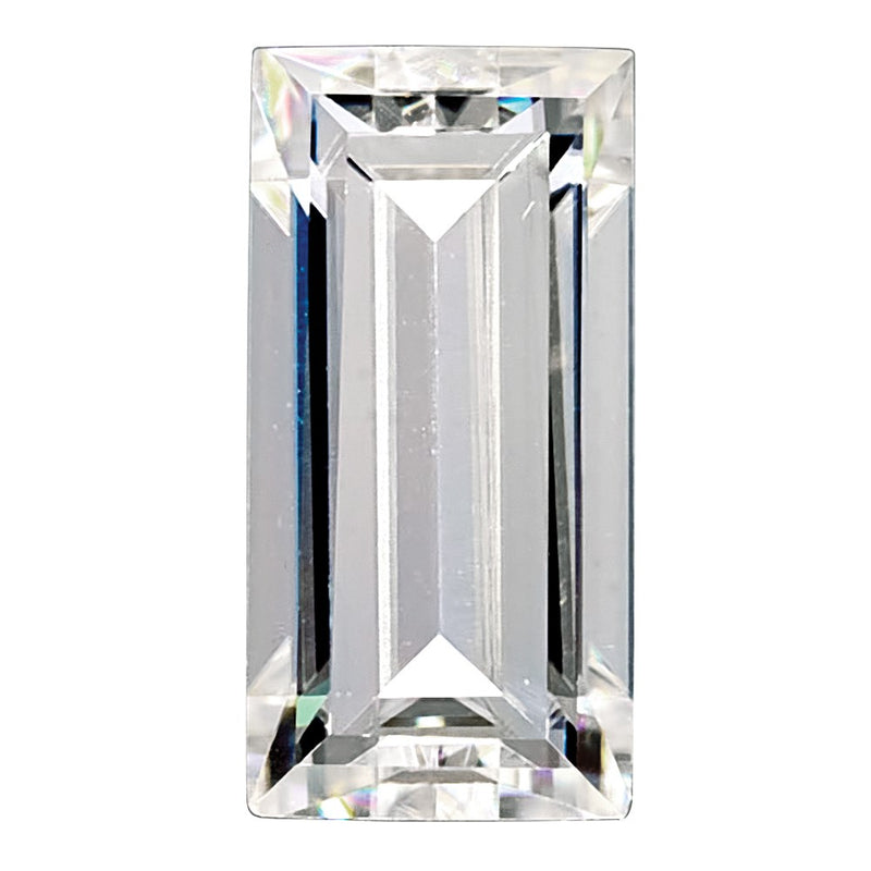 Gemstone Moissanite True Light G-H-I Color 4X2mm Baguette