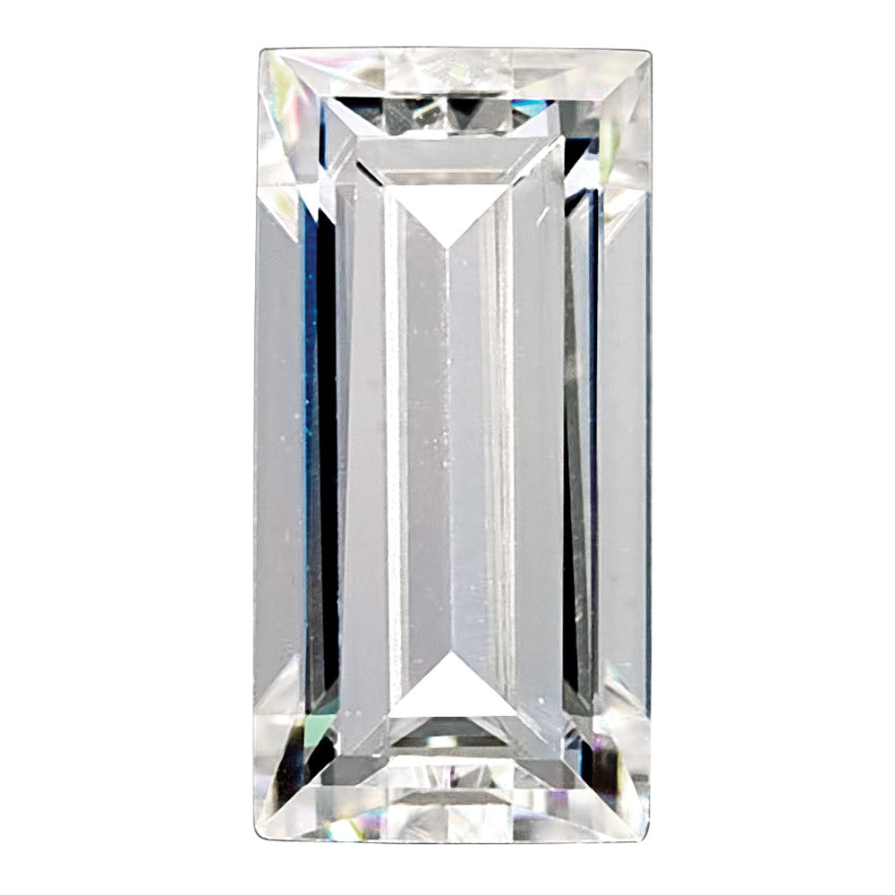 Gemstone Moissanite True Light G-H-I Color 5X2.5mm Baguette