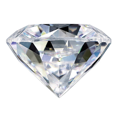 Gemstone Moissanite Pure Light D-E-F Color 9.5mm Cushion