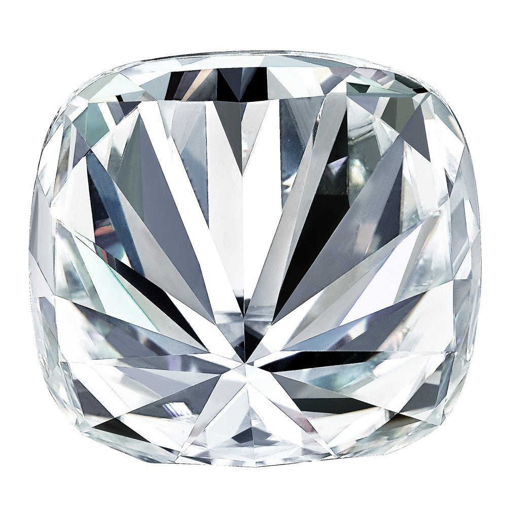 Gemstone Moissanite Pure Light D-E-F Color 10.5mm Cushion
