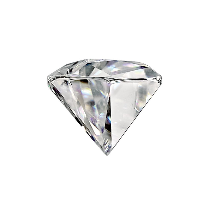Gemstone Moissanite True Light G-H-I Color 5X3mm Half Moon