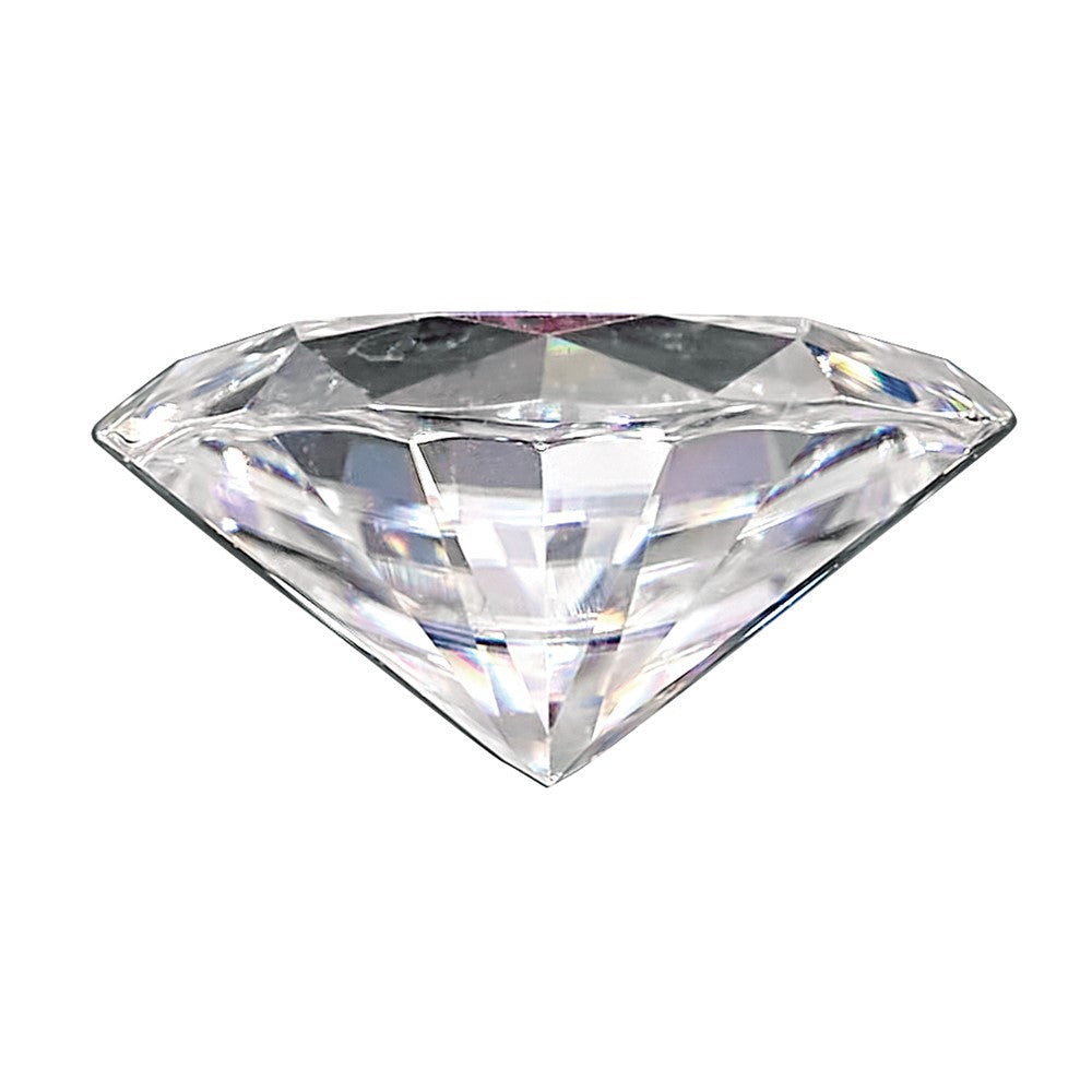 Gemstone Moissanite True Light G-H-I Color 5X3mm Half Moon