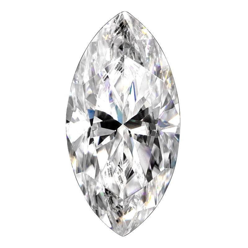 Gemstone Moissanite True Light G-H-I Color 4X2mm Marquise