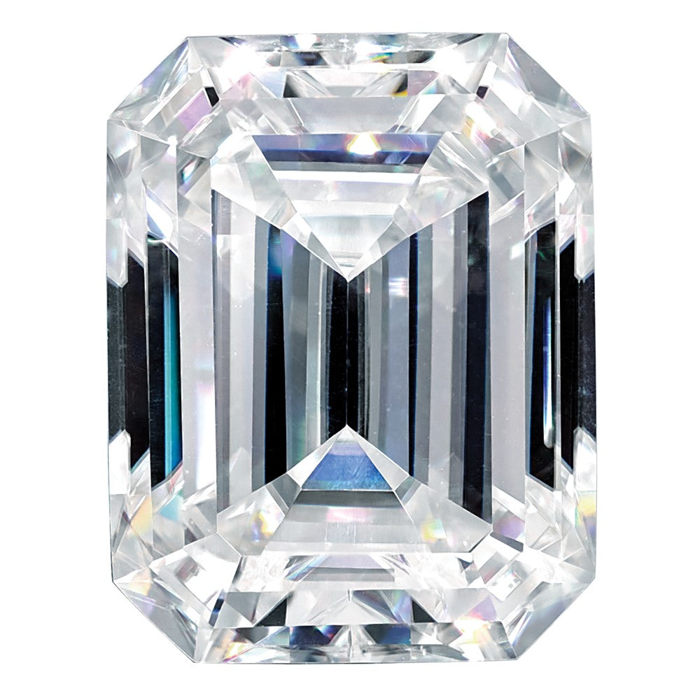 Gemstone Moissanite Pure Light D-E-F Color 3X2mm Emerald Cut