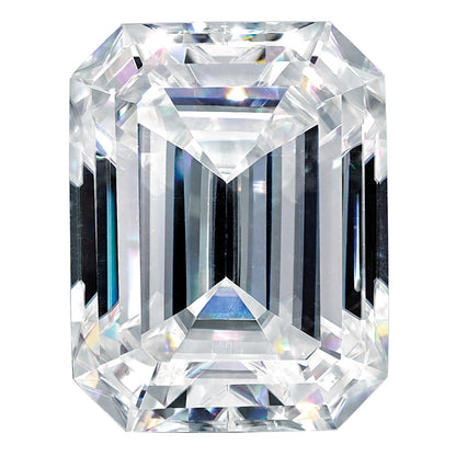 Gemstone Moissanite Pure Light D-E-F Color 3X2mm Emerald Cut