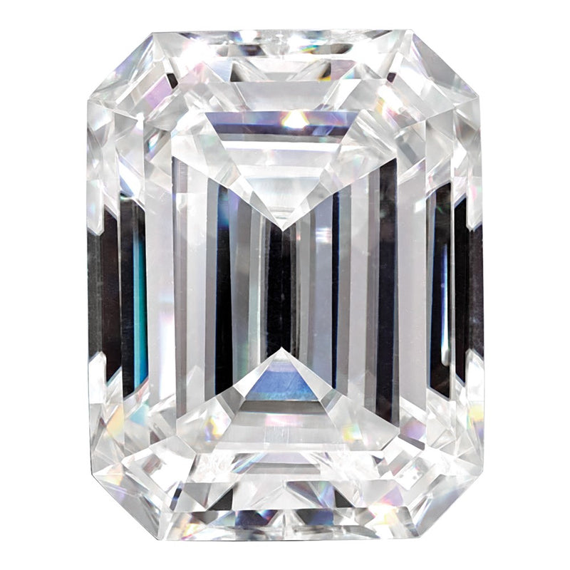 Gemstone Moissanite True Light G-H-I Color 5X3mm Emerald Cut