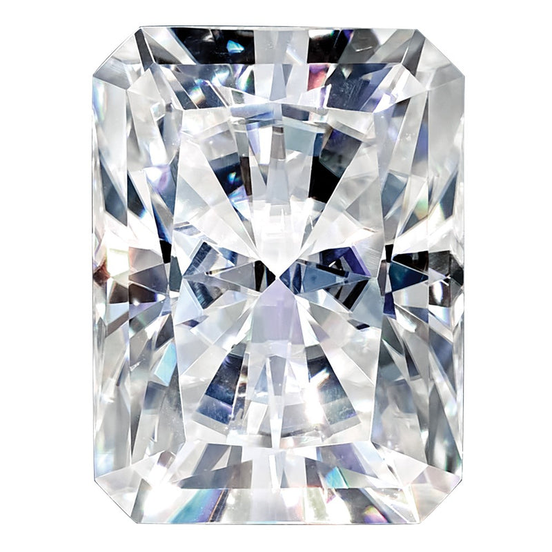 Gemstone Moissanite Pure Light D-E-F Color 3X2mm Emerald Radiant Cut
