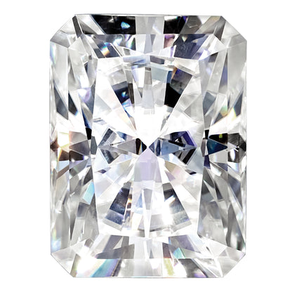 Gemstone Moissanite True Light G-H-I Color 4X2mm Emerald Radiant Cut