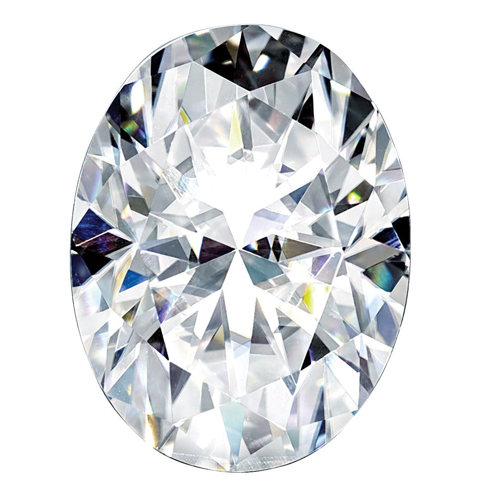 Gemstone Moissanite Pure Light D-E-F Color 10X8mm Oval