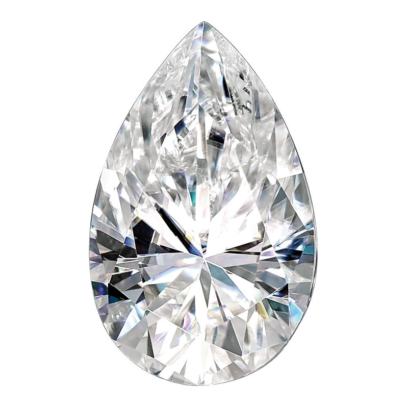 Gemstone Moissanite True Light G-H-I Color 6X4mm Pear