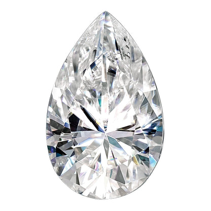 Gemstone Moissanite True Light G-H-I Color 12X8mm Pear