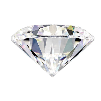 Gemstone Moissanite True Light G-H-I Color 10mm Round Diamond Cut