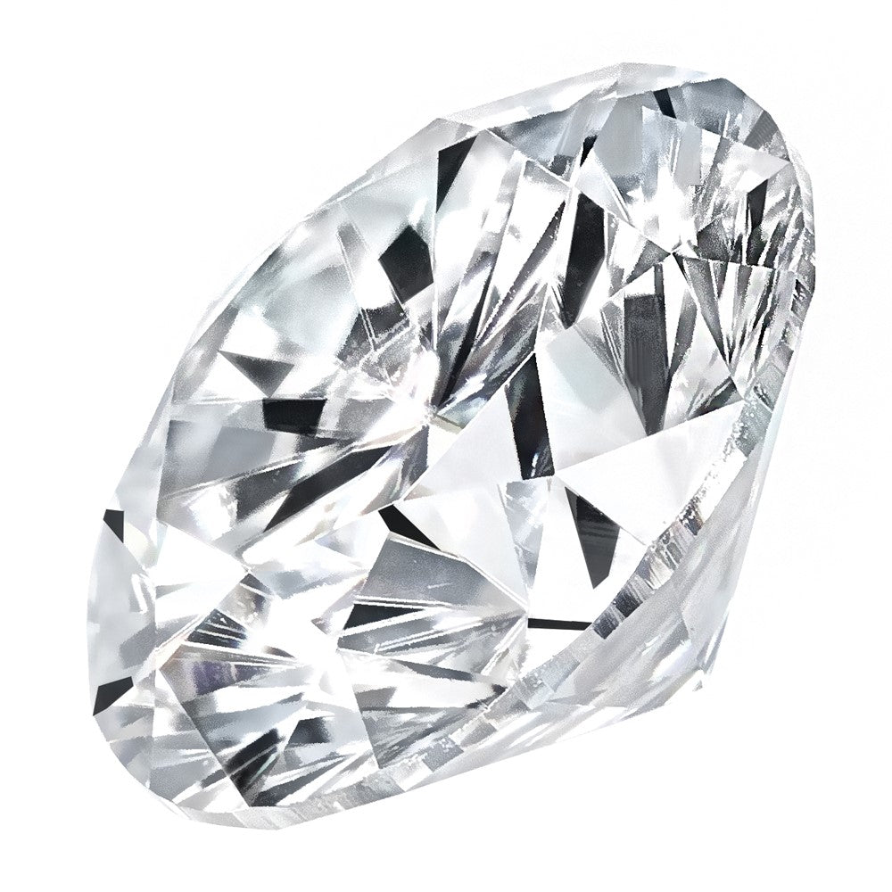 Gemstone Moissanite True Light G-H-I Color 12mm Round Diamond Cut