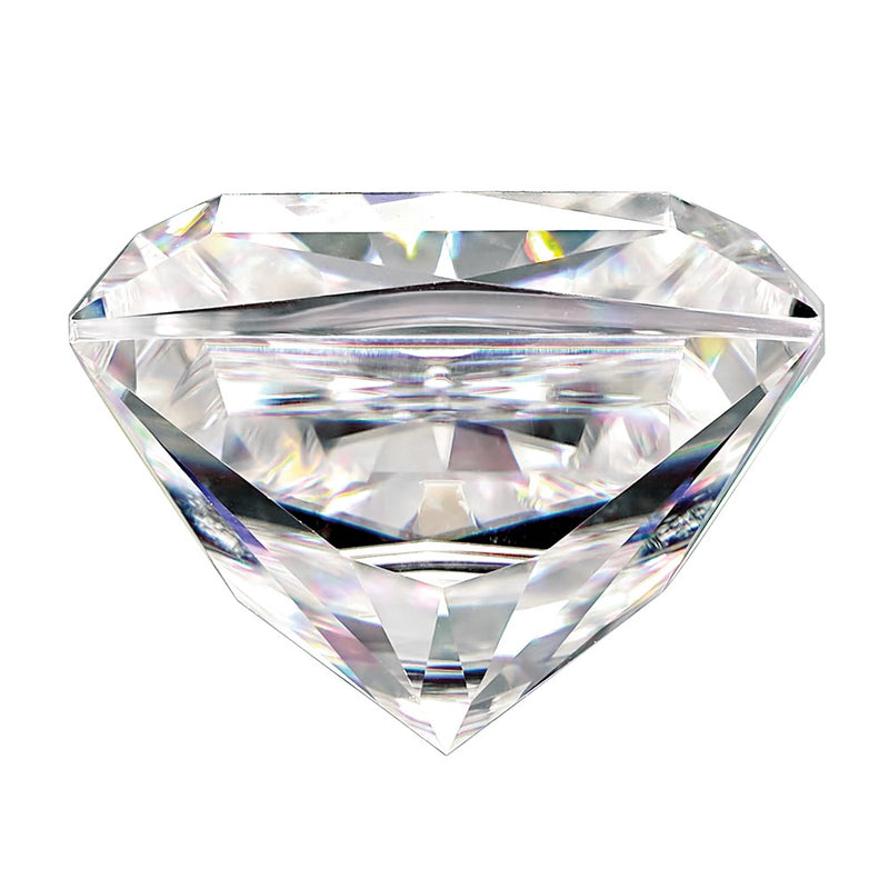 Gemstone Moissanite True Light G-H-I Color 9mm Square Brilliant