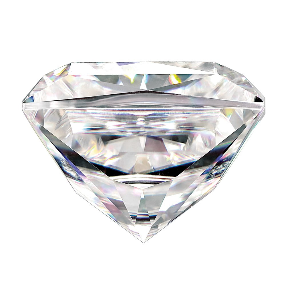 Gemstone Moissanite True Light G-H-I Color 10mm Square Brilliant