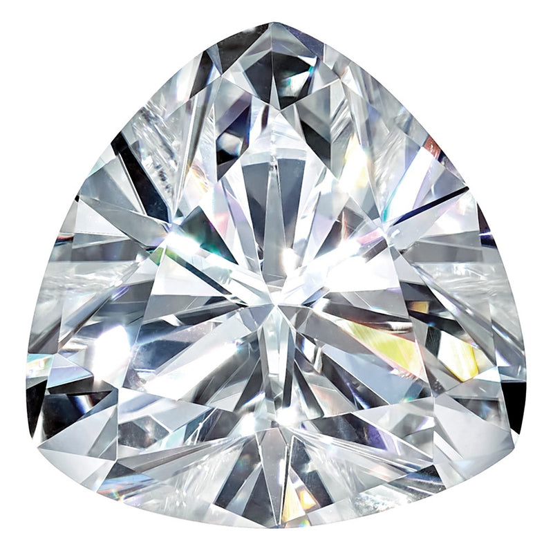 Gemstone Moissanite Pure Light D-E-F Color 6.5mm Trillion