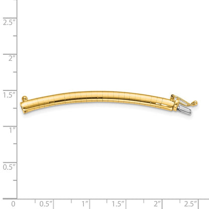 14K Yellow Gold 4mm Lightweight Omega Extender for Necklace
