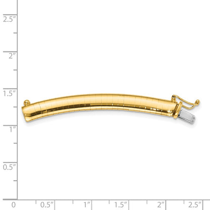 14K Yellow Gold 6mm Lightweight Omega Extender for Necklace