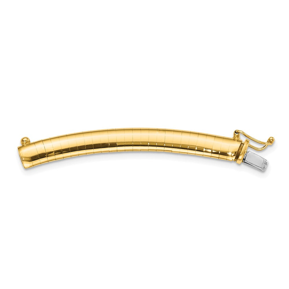 14K Yellow Gold 6mm Lightweight Omega Extender for Necklace