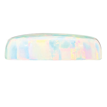 Gemstone Imitation White Opal 8mm Cushion Cabochon