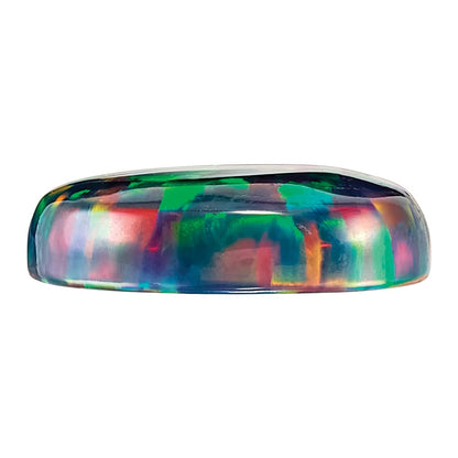 Gemstone Imitation Black Opal 6X4mm Oval Cabochon
