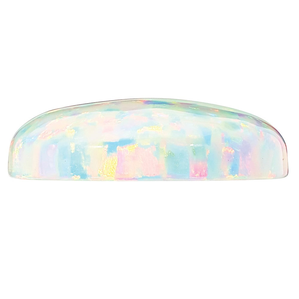 Gemstone Imitation White Opal 7X5mm Oval Cabochon