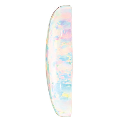 Gemstone Imitation White Opal 8X6mm Oval Cabochon