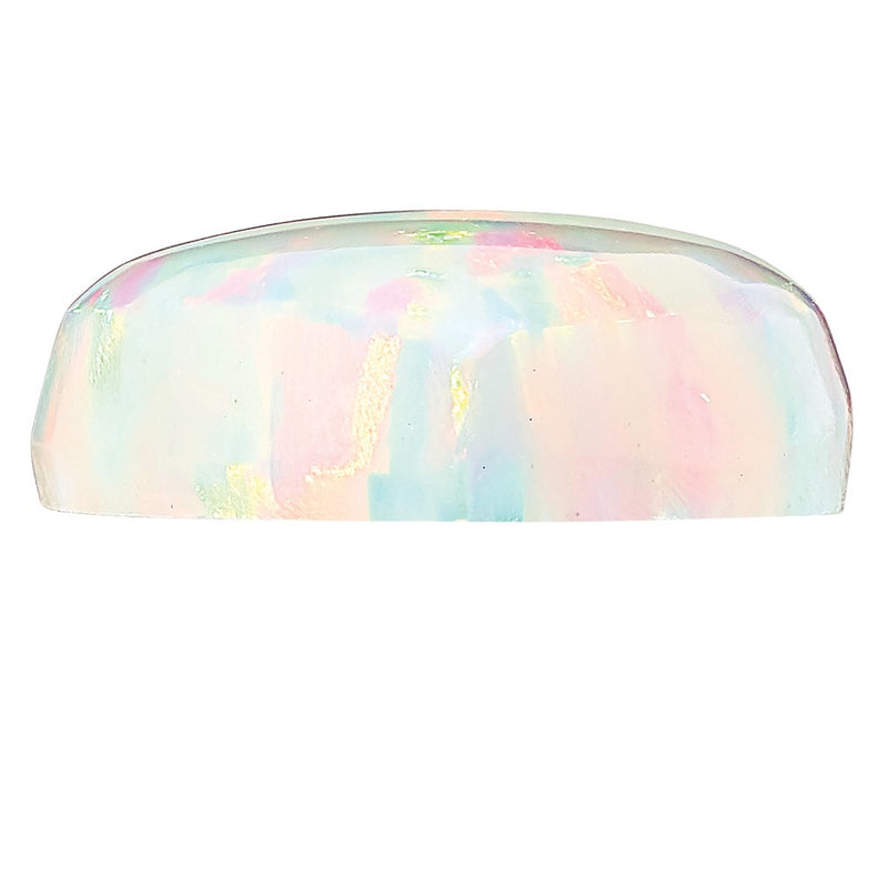 Gemstone Imitation White Opal 10X7mm Pear Cabochon
