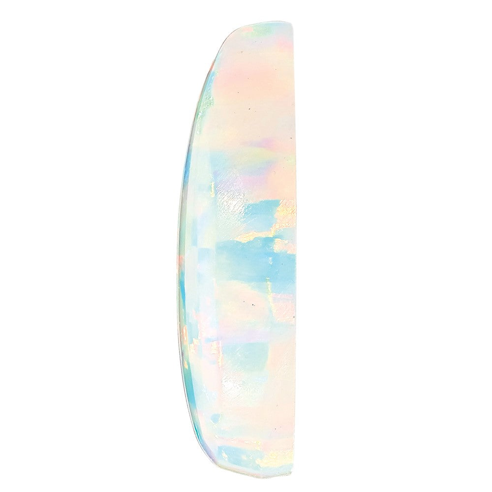 Gemstone Imitation White Opal 10X7mm Pear Cabochon