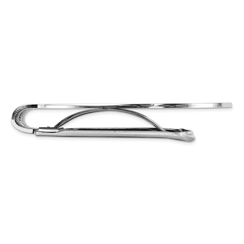 Stainless Steel Nhl Edmonton Oilers Polished Oval Money Clip