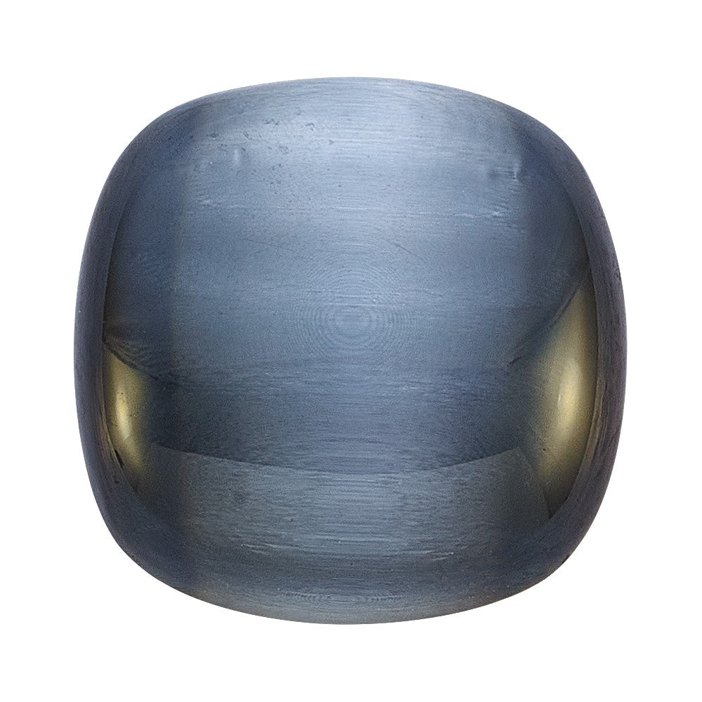Gemstone ~10X10 Antique Gray Cat?S Eye Buff-Top