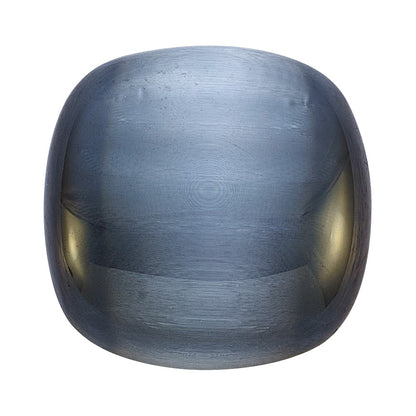 Gemstone ~10X10 Antique Gray Cat?S Eye Buff-Top